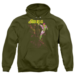 Green Lantern Lantern Spray - Pullover Hoodie Pullover Hoodie Green Lantern   