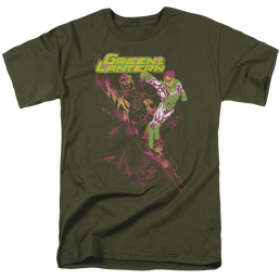 Green Lantern Lantern Spray - Men's Regular Fit T-Shirt Men's Regular Fit T-Shirt Green Lantern   