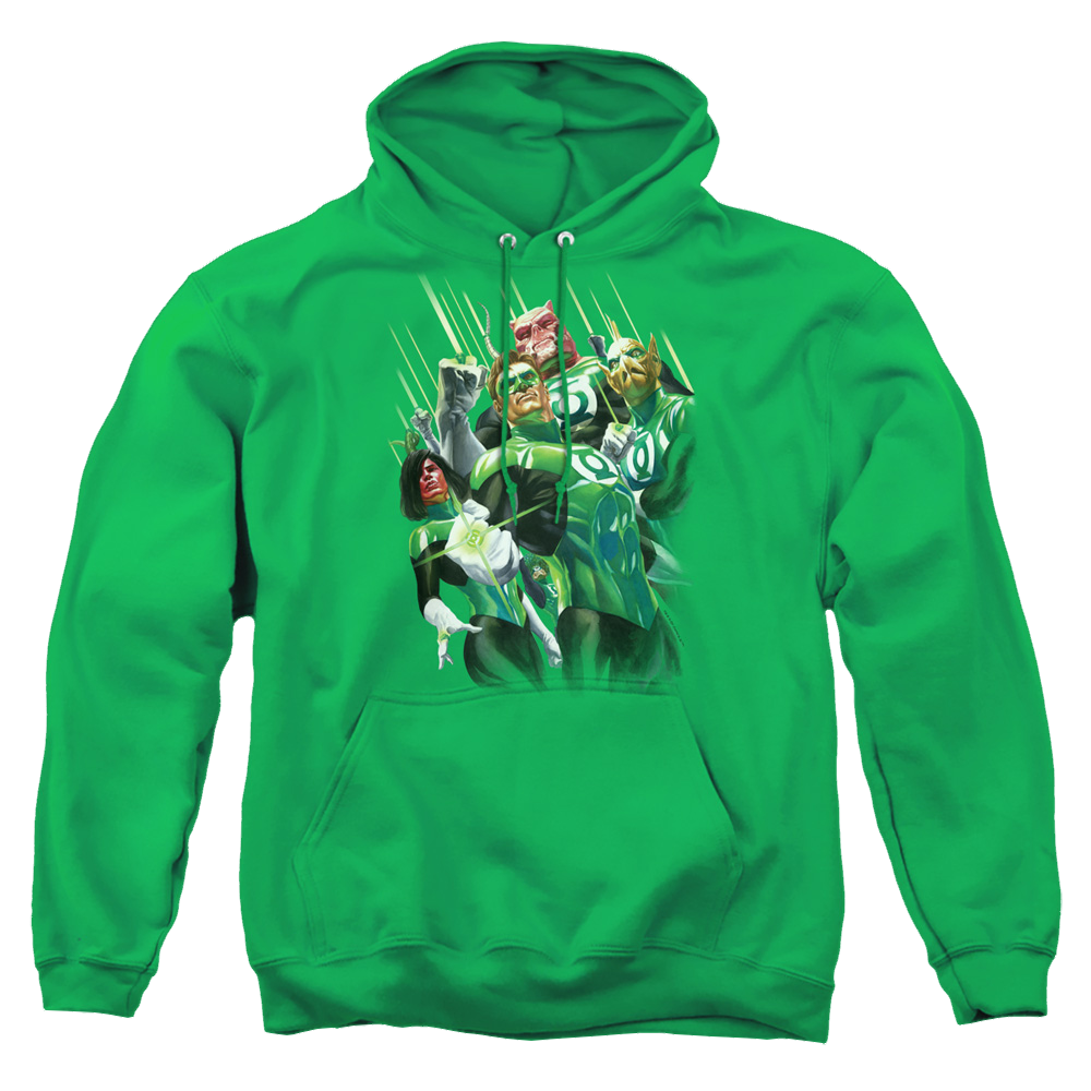Green Lantern Power Of The Rings - Pullover Hoodie Pullover Hoodie Green Lantern   