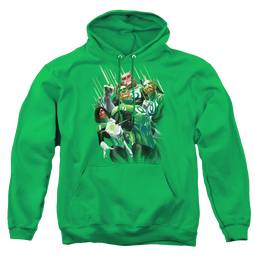Green Lantern Power Of The Rings - Pullover Hoodie Pullover Hoodie Green Lantern   