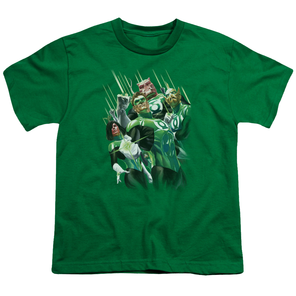 Green Lantern Power Of The Rings - Youth T-Shirt Youth T-Shirt (Ages 8-12) Green Lantern   