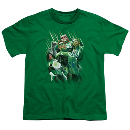 Green Lantern Power Of The Rings - Youth T-Shirt Youth T-Shirt (Ages 8-12) Green Lantern   