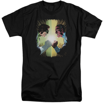 Black men's tall fit t-shirt with Green Lantern Gl #60 Cover graphic