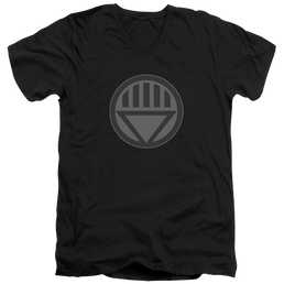 Green Lantern Black Symbol - Men's V-Neck T-Shirt Men's V-Neck T-Shirt Green Lantern   