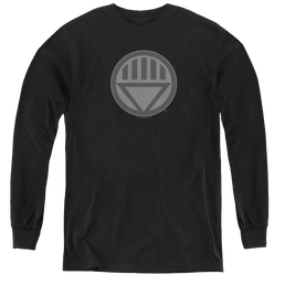 Green Lantern Black Symbol - Youth Long Sleeve T-Shirt Youth Long Sleeve T-Shirt Green Lantern   