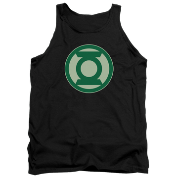 Black men's tank with Green Lantern Green Symbol graphic