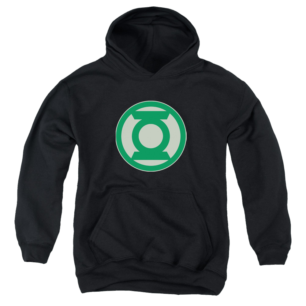 Green Lantern Green Symbol - Youth Hoodie Youth Hoodie (Ages 8-12) Green Lantern   
