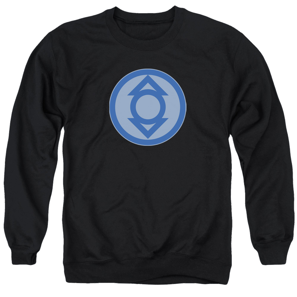 Green Lantern Indigo Symbol - Men's Crewneck Sweatshirt Men's Crewneck Sweatshirt Green Lantern   