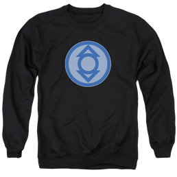 Green Lantern Indigo Symbol - Men's Crewneck Sweatshirt Men's Crewneck Sweatshirt Green Lantern   