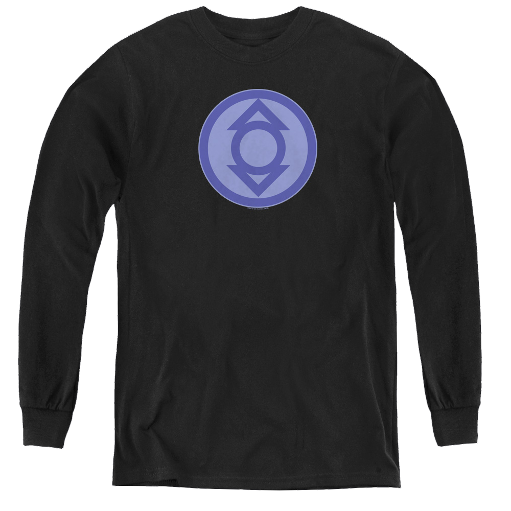 Green Lantern Indigo Symbol - Youth Long Sleeve T-Shirt Youth Long Sleeve T-Shirt Green Lantern   
