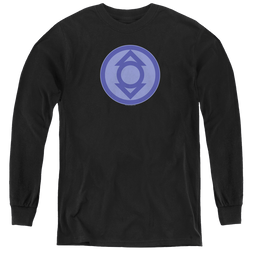 Green Lantern Indigo Symbol - Youth Long Sleeve T-Shirt Youth Long Sleeve T-Shirt Green Lantern   