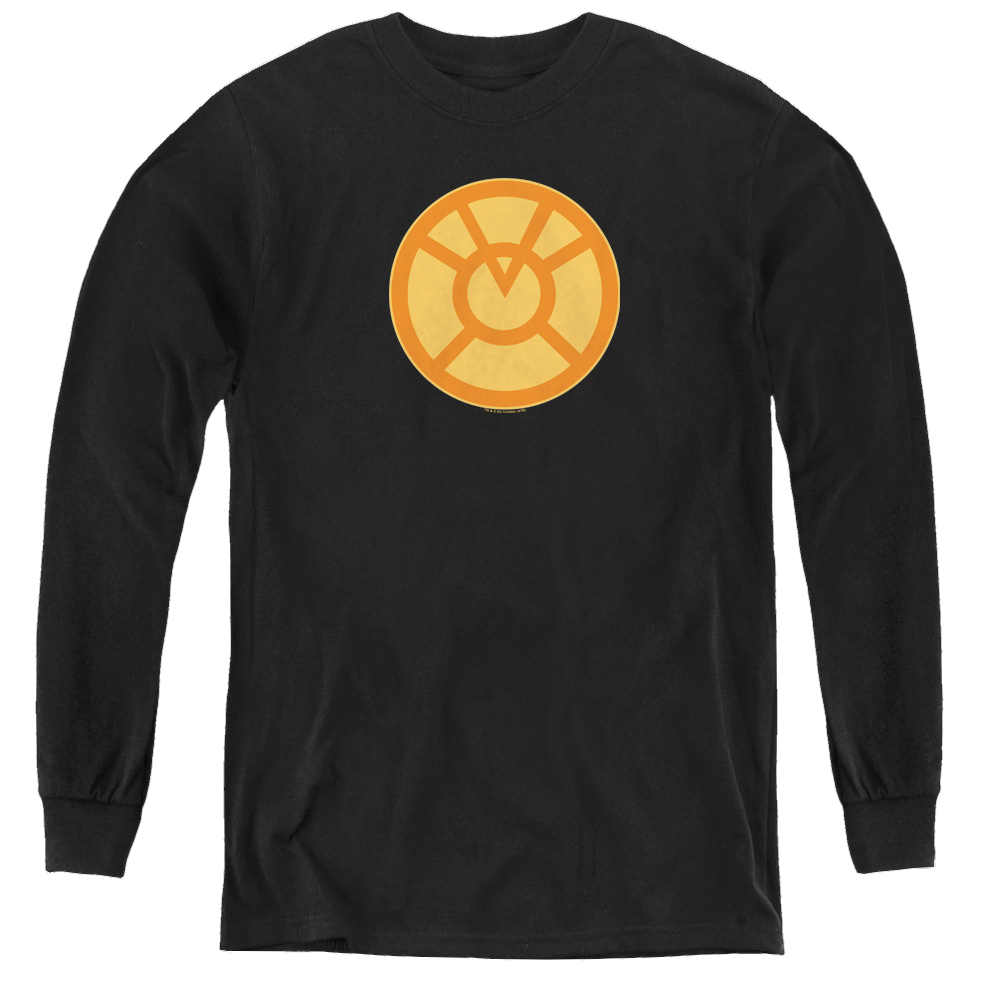 Green Lantern Orange Symbol - Youth Long Sleeve T-Shirt Youth Long Sleeve T-Shirt Green Lantern   