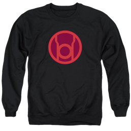 Green Lantern Red Symbol - Men's Crewneck Sweatshirt Men's Crewneck Sweatshirt Green Lantern   