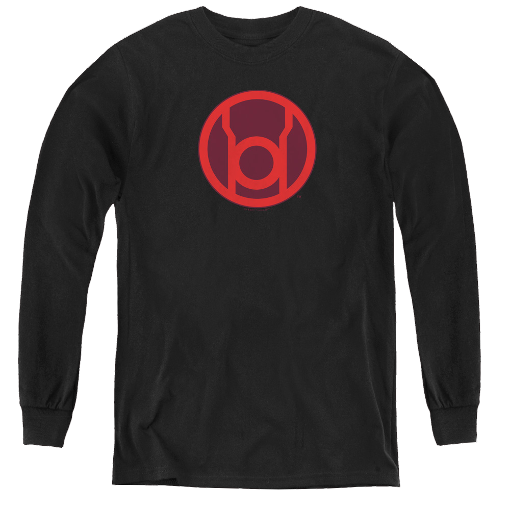 Green Lantern Red Symbol - Youth Long Sleeve T-Shirt Youth Long Sleeve T-Shirt Green Lantern   