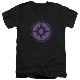 Green Lantern Sapphire Symbol - Men's V-Neck T-Shirt Men's V-Neck T-Shirt Green Lantern   