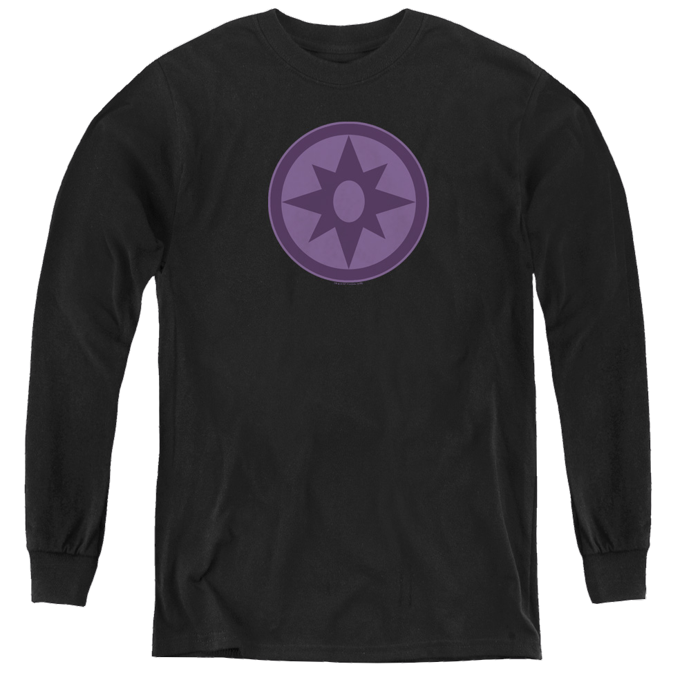Green Lantern Sapphire Symbol - Youth Long Sleeve T-Shirt Youth Long Sleeve T-Shirt Green Lantern   
