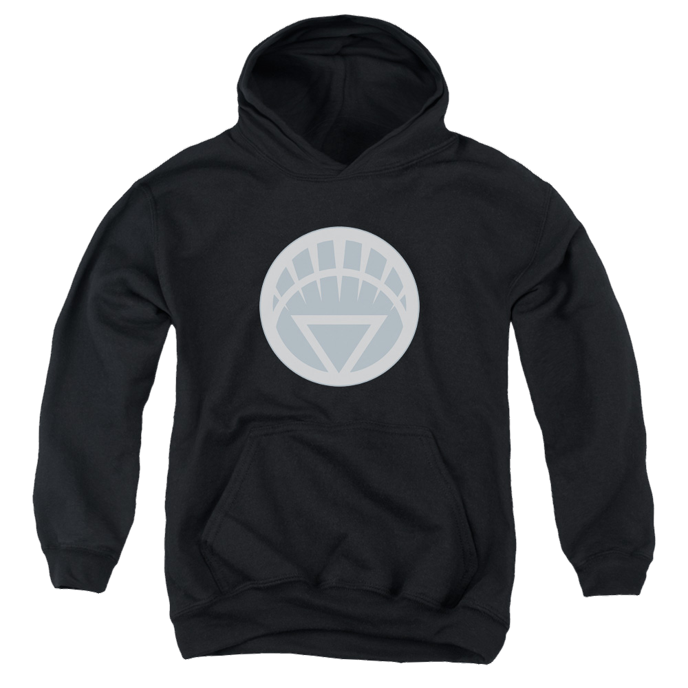 Green Lantern White Symbol - Youth Hoodie Youth Hoodie (Ages 8-12) Green Lantern   