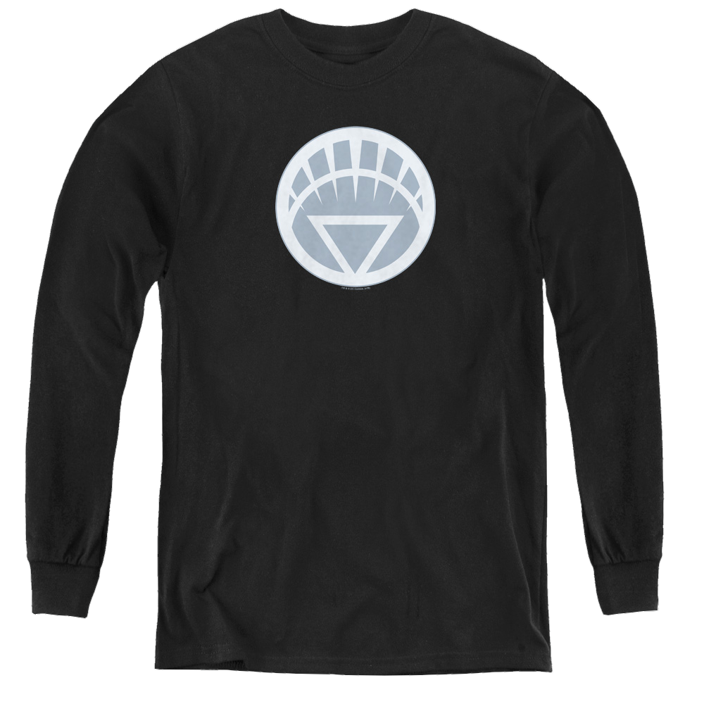 Green Lantern White Symbol - Youth Long Sleeve T-Shirt Youth Long Sleeve T-Shirt Green Lantern   