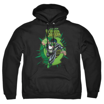 Black pullover hoodie with Green Lantern Rayner Cover graphic