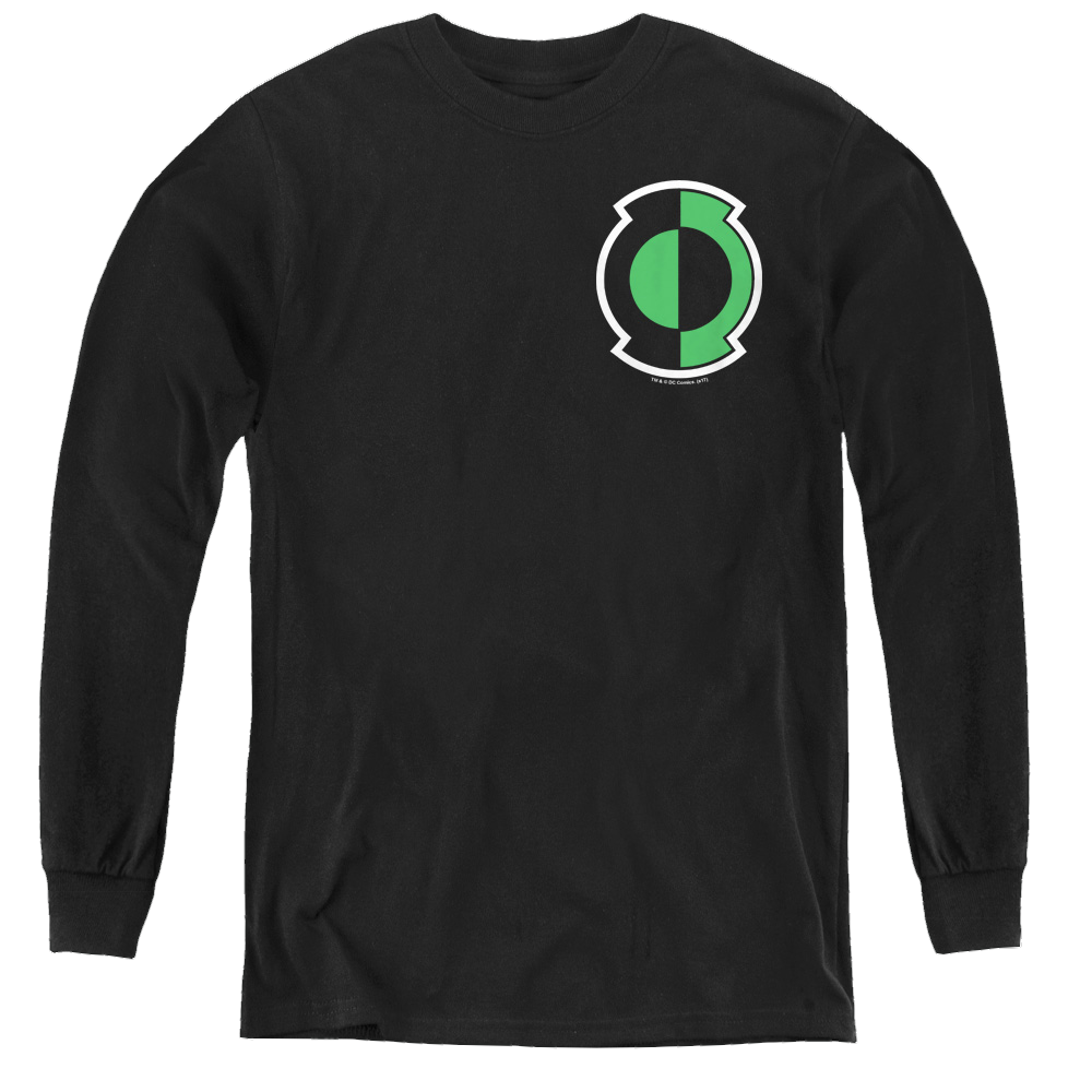 Green Lantern Kyle Logo - Youth Long Sleeve T-Shirt Youth Long Sleeve T-Shirt Green Lantern   