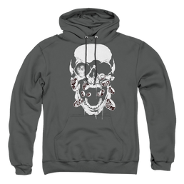 Green Lantern Black Lantern Skull - Pullover Hoodie Pullover Hoodie Green Lantern   