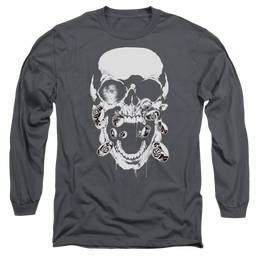 Green Lantern Black Lantern Skull - Men's Long Sleeve T-Shirt Men's Long Sleeve T-Shirt Green Lantern   
