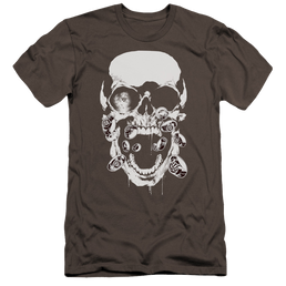 Green Lantern Black Lantern Skull - Men's Premium Slim Fit T-Shirt Men's Premium Slim Fit T-Shirt Green Lantern   