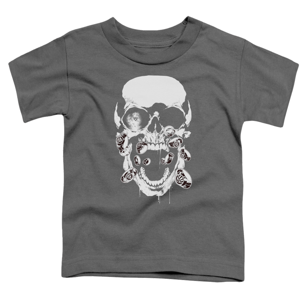 Green Lantern Black Lantern Skull - Toddler T-Shirt Toddler T-Shirt Green Lantern   