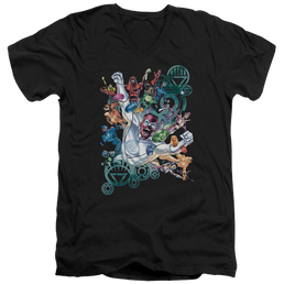 Green Lantern Lanterns Unite - Men's V-Neck T-Shirt Men's V-Neck T-Shirt Green Lantern   