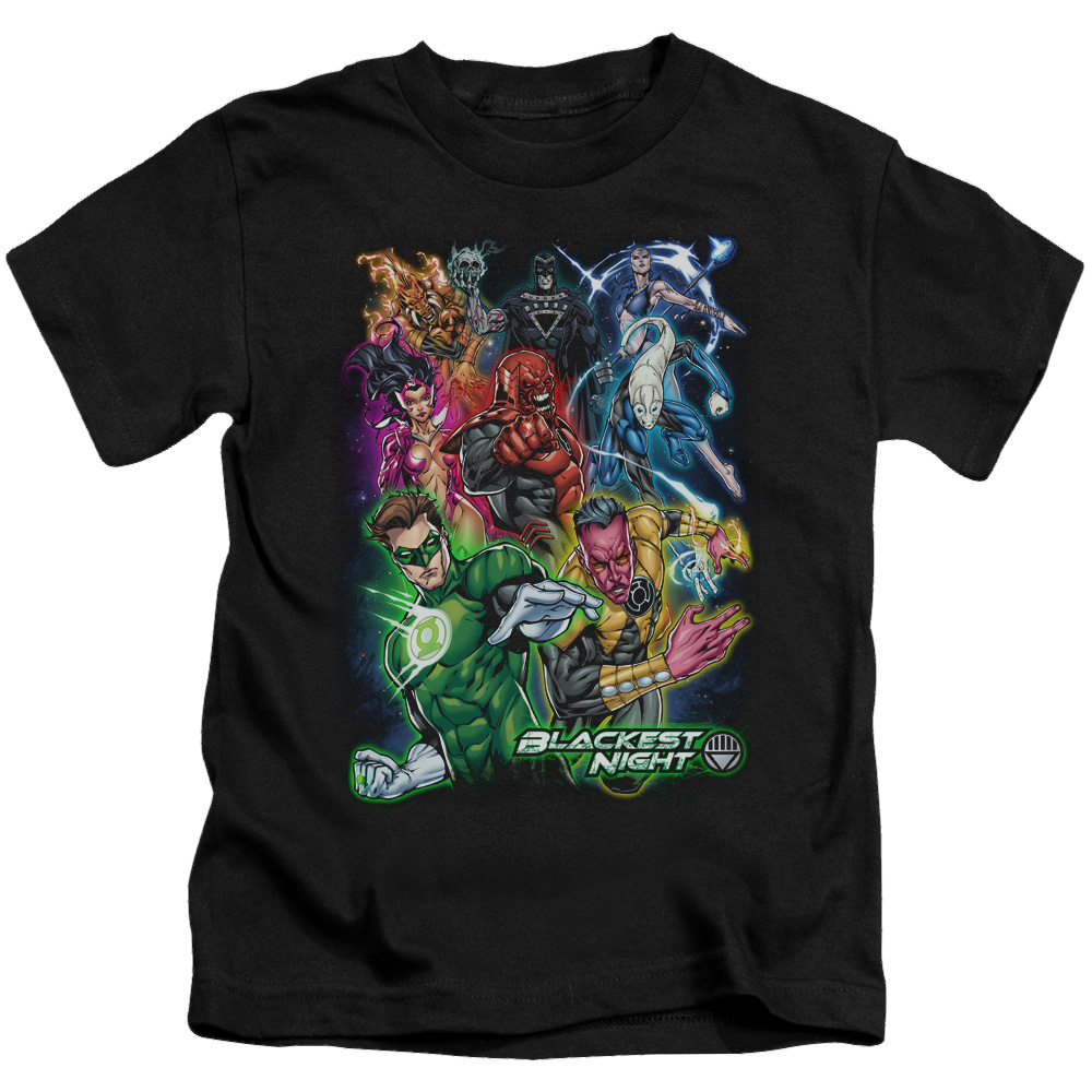 Green Lantern Blackest Group - Kid's T-Shirt Kid's T-Shirt (Ages 4-7) Green Lantern   