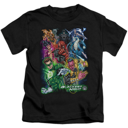 Green Lantern Blackest Group - Kid's T-Shirt Kid's T-Shirt (Ages 4-7) Green Lantern   