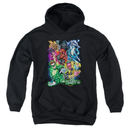 Green Lantern Blackest Group - Youth Hoodie Youth Hoodie (Ages 8-12) Green Lantern   