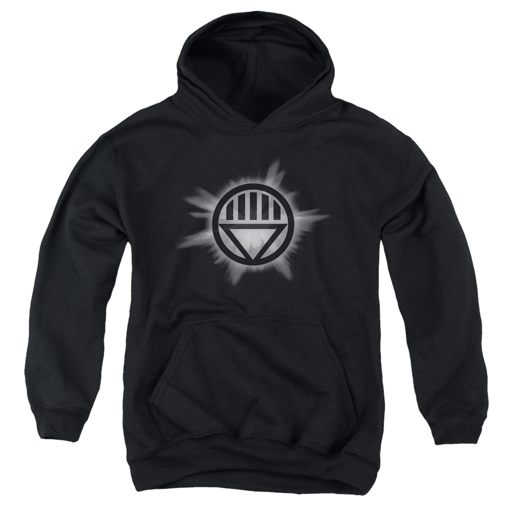 Green Lantern Black Glow - Youth Hoodie Youth Hoodie (Ages 8-12) Green Lantern   
