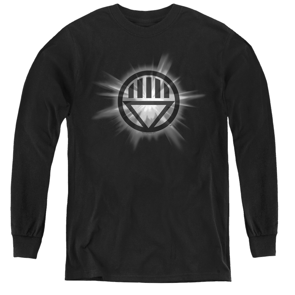 Green Lantern Black Glow - Youth Long Sleeve T-Shirt Youth Long Sleeve T-Shirt Green Lantern   