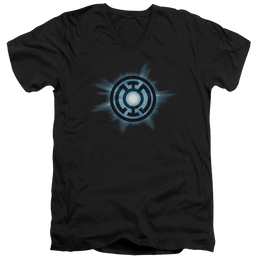 Green Lantern Blue Glow - Men's V-Neck T-Shirt Men's V-Neck T-Shirt Green Lantern   