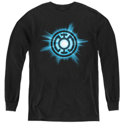 Green Lantern Blue Glow - Youth Long Sleeve T-Shirt Youth Long Sleeve T-Shirt Green Lantern   