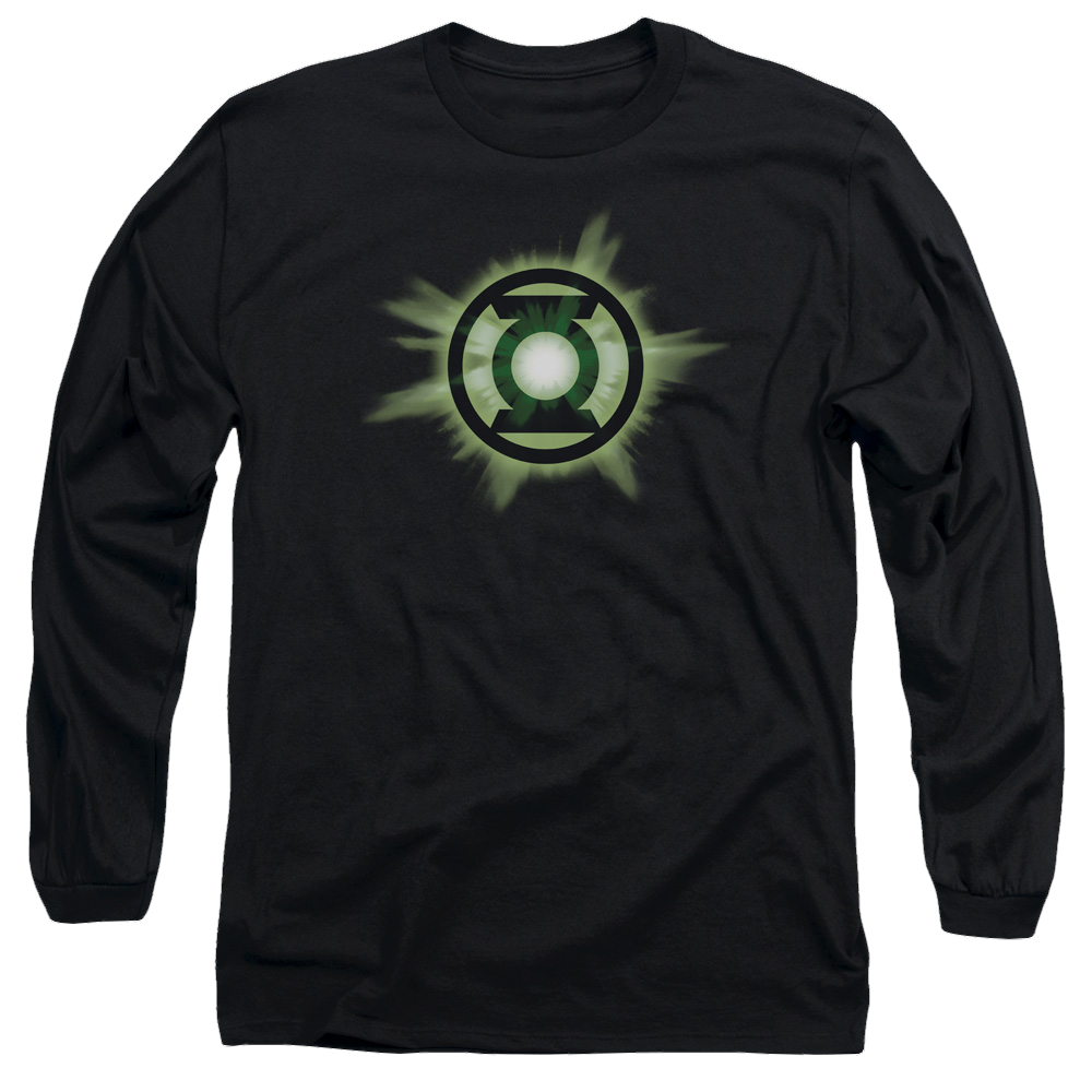 Green Lantern Green Glow - Men's Long Sleeve T-Shirt Men's Long Sleeve T-Shirt Green Lantern   