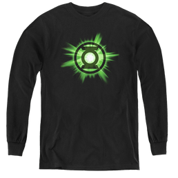 Green Lantern Green Glow - Youth Long Sleeve T-Shirt Youth Long Sleeve T-Shirt Green Lantern   