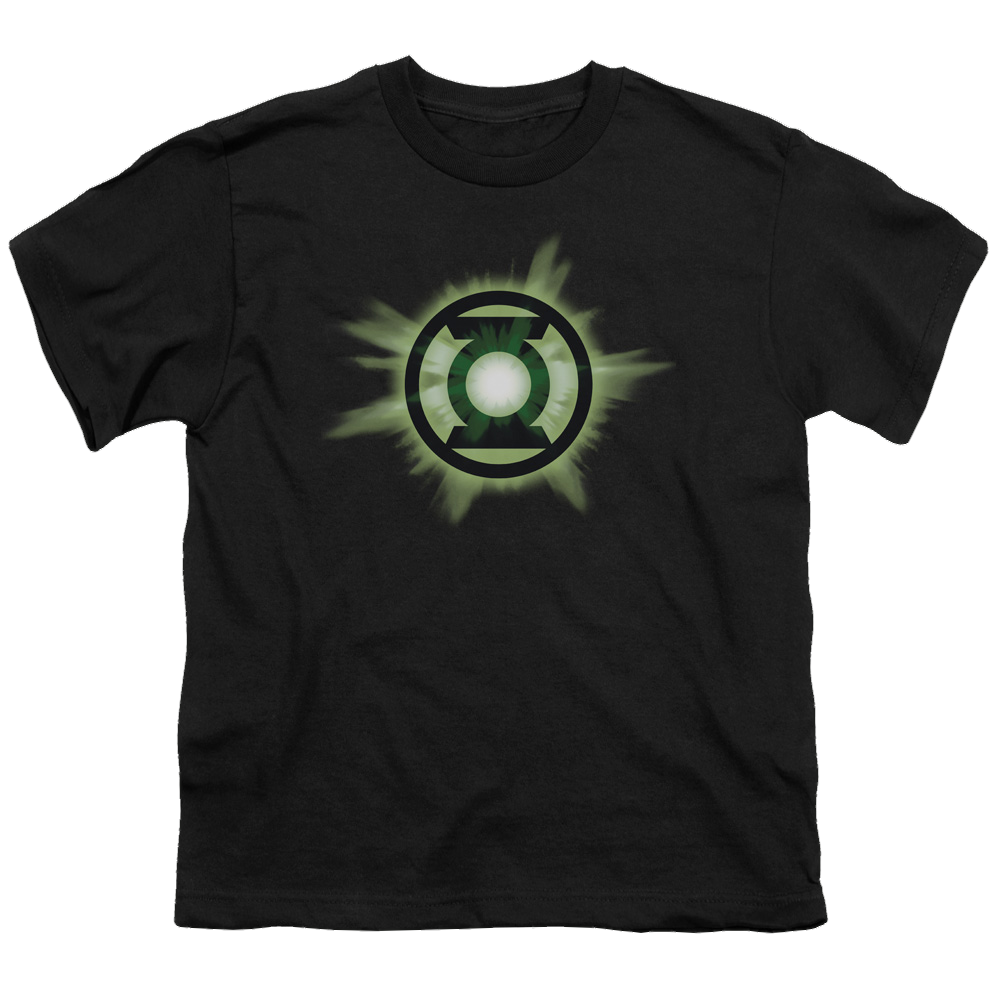 Green Lantern Green Glow - Youth T-Shirt Youth T-Shirt (Ages 8-12) Green Lantern   