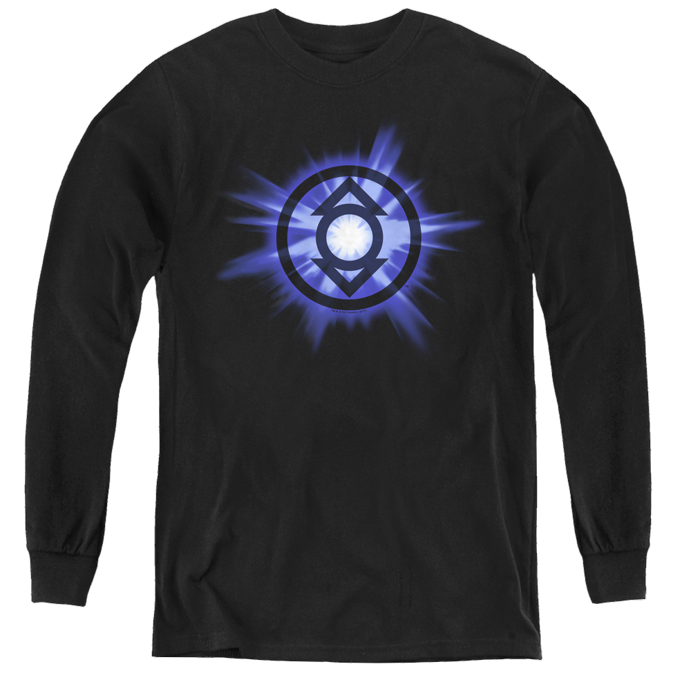 Green Lantern Indigo Glow - Youth Long Sleeve T-Shirt Youth Long Sleeve T-Shirt Green Lantern   
