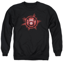 Green Lantern Red Glow - Men's Crewneck Sweatshirt Men's Crewneck Sweatshirt Green Lantern   