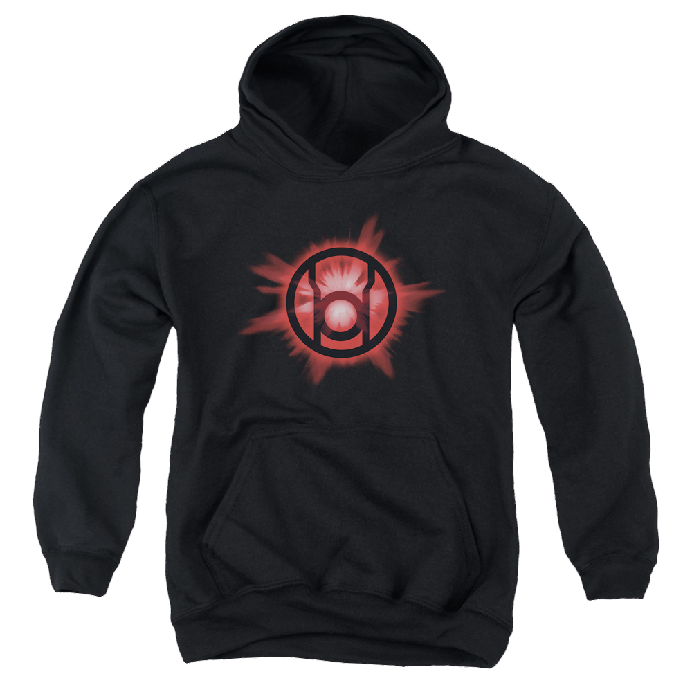 Green Lantern Red Glow - Youth Hoodie Youth Hoodie (Ages 8-12) Green Lantern   