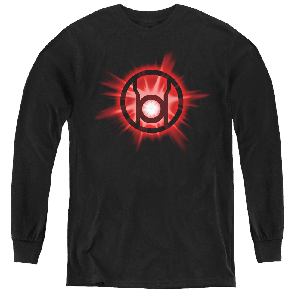 Green Lantern Red Glow - Youth Long Sleeve T-Shirt Youth Long Sleeve T-Shirt Green Lantern   