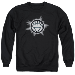 Green Lantern White Glow - Men's Crewneck Sweatshirt Men's Crewneck Sweatshirt Green Lantern   