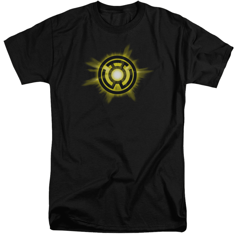 Green Lantern Yellow Glow - Men's Tall Fit T-Shirt Men's Tall Fit T-Shirt Green Lantern   