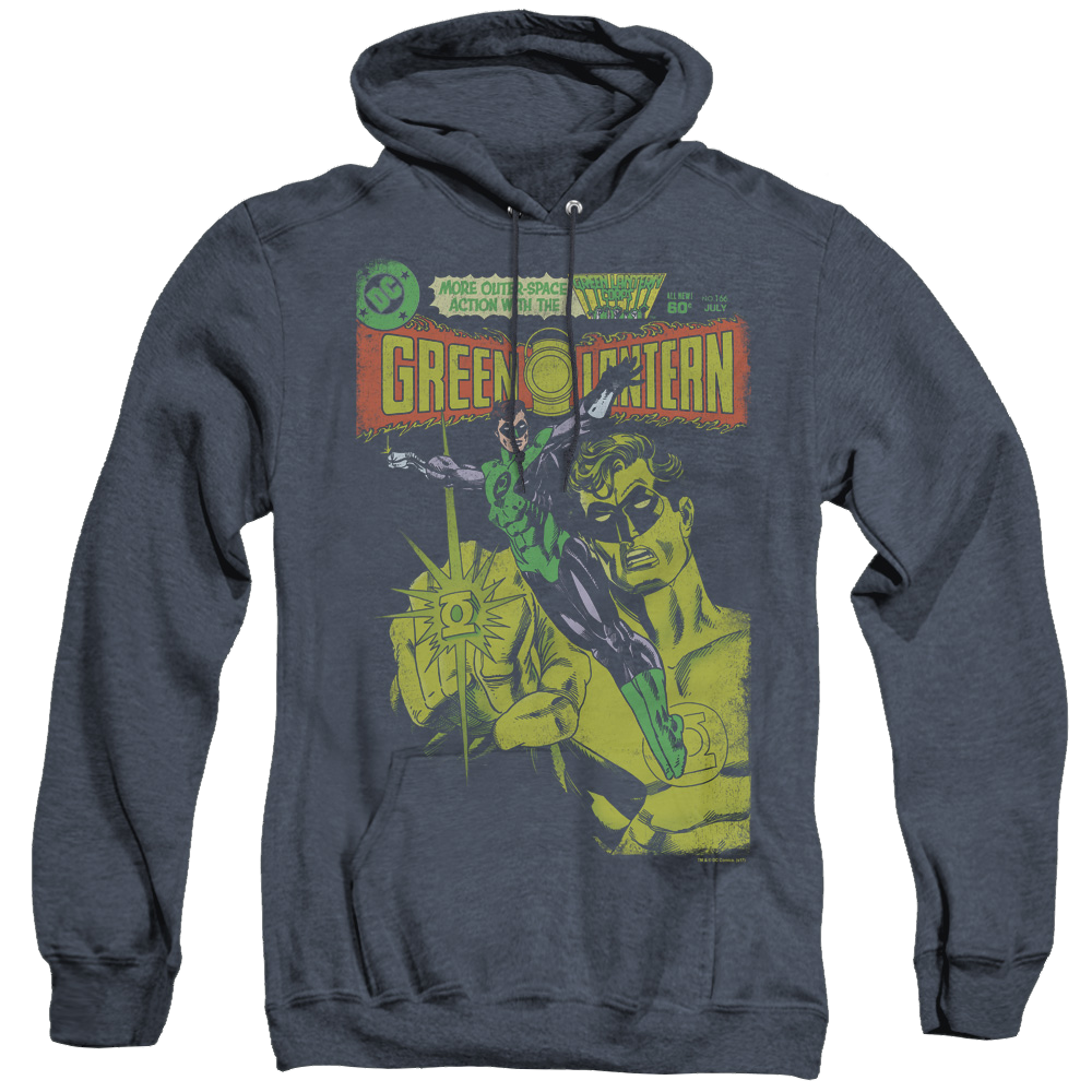 Green Lantern Vintage Cover - Heather Pullover Hoodie Heather Pullover Hoodie Green Lantern   