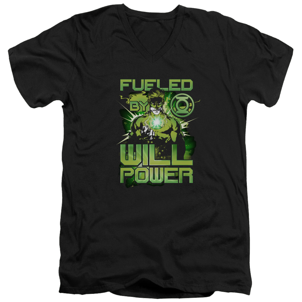 Green Lantern Fueled - Men's V-Neck T-Shirt Men's V-Neck T-Shirt Green Lantern   