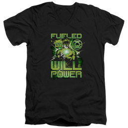 Green Lantern Fueled - Men's V-Neck T-Shirt Men's V-Neck T-Shirt Green Lantern   