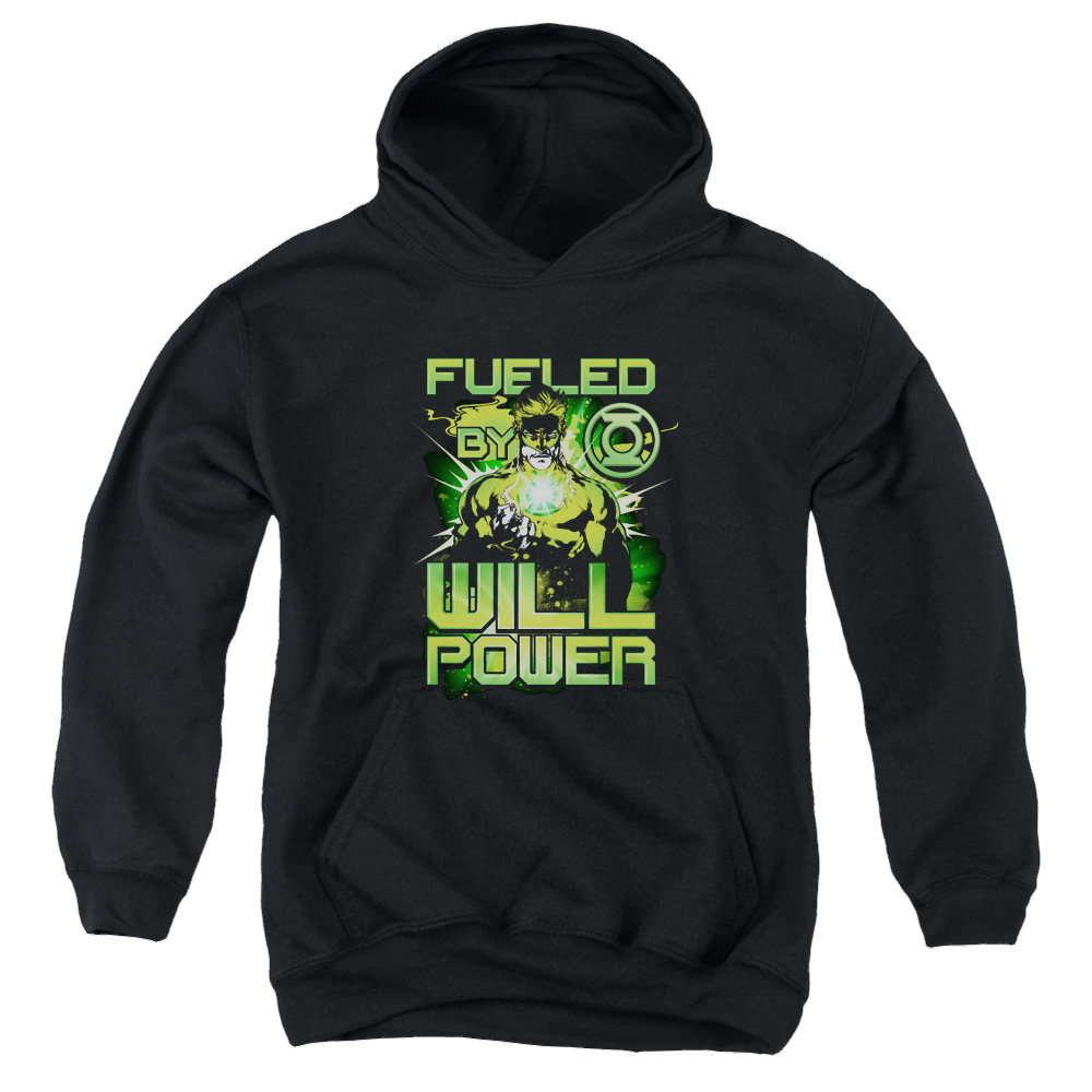 Green Lantern Fueled - Youth Hoodie Youth Hoodie (Ages 8-12) Green Lantern   