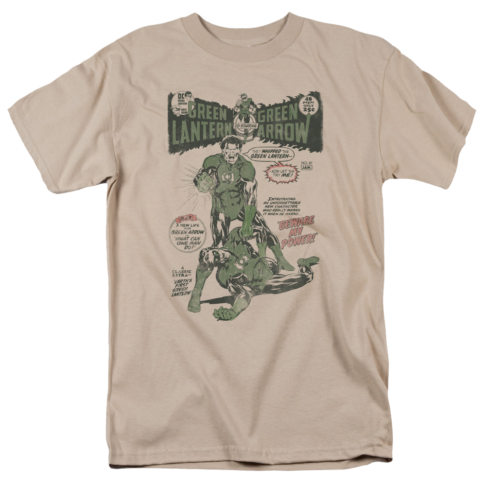 Green Lantern Beware My Power - Men's Regular Fit T-Shirt Men's Regular Fit T-Shirt Green Lantern   